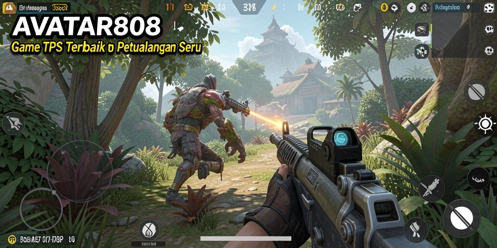 Tampilan gameplay seru dari AVATAR808 dalam aksi TPS.