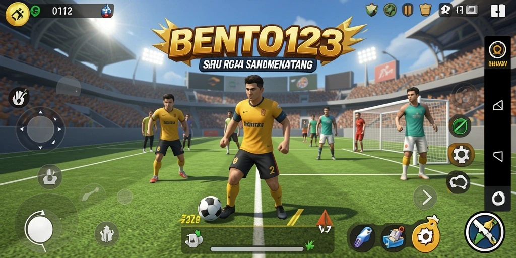 Tampilan gameplay seru di BENTO123 dengan aksi olahraga yang dinamis.