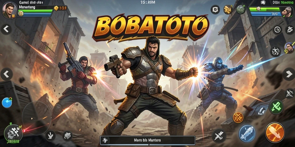 Tampilan seru dari gameplay BOBATOTO yang penuh aksi.