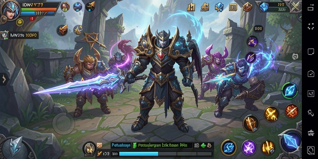 Screenshot menarik dari gameplay seru di IDN777, menunjukkan pertarungan epik.