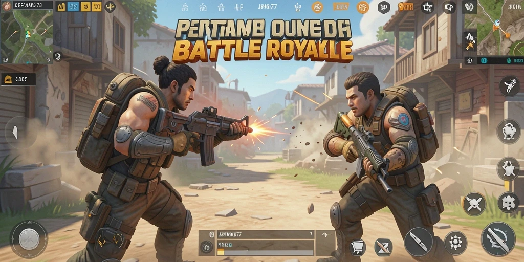 Tampilkan gameplay seru di arena Battle Royale JEPANG77.