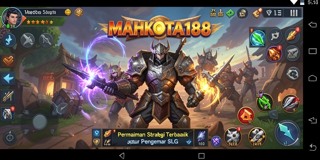 Tampilan gameplay menarik di MAHKOTA188 dengan elemen strategi mendalam.