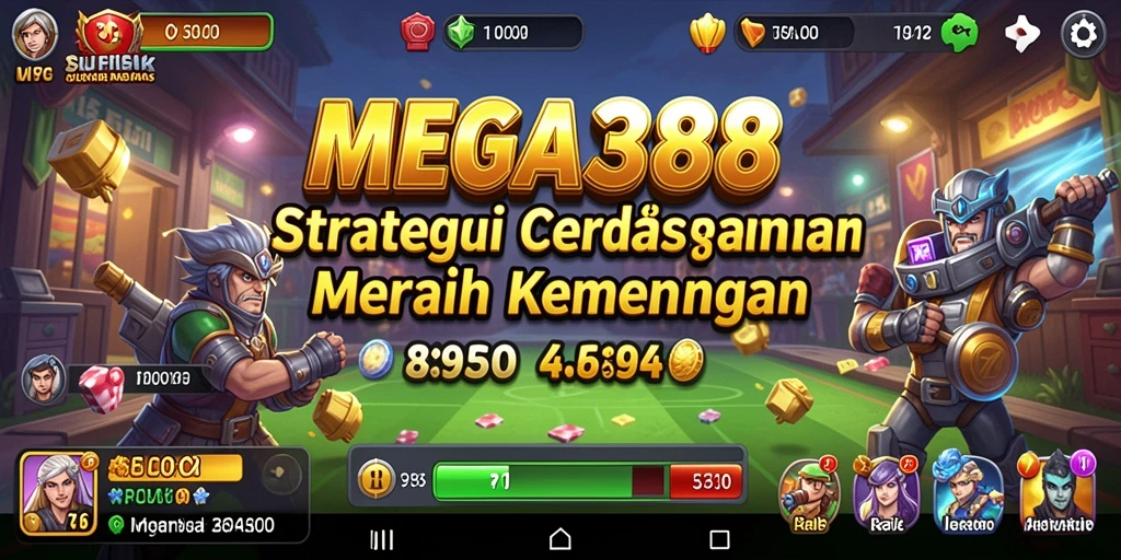 Tangkapan layar MEGA388 menampilkan gameplay strategi yang mendebarkan.