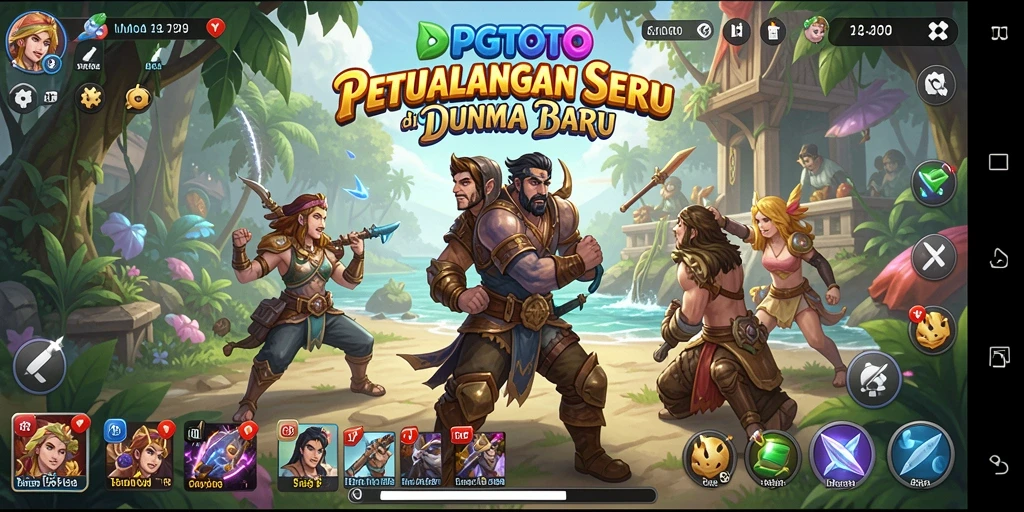 Tampilan gameplay PGTOTO dengan suasana petualangan yang mendebarkan.