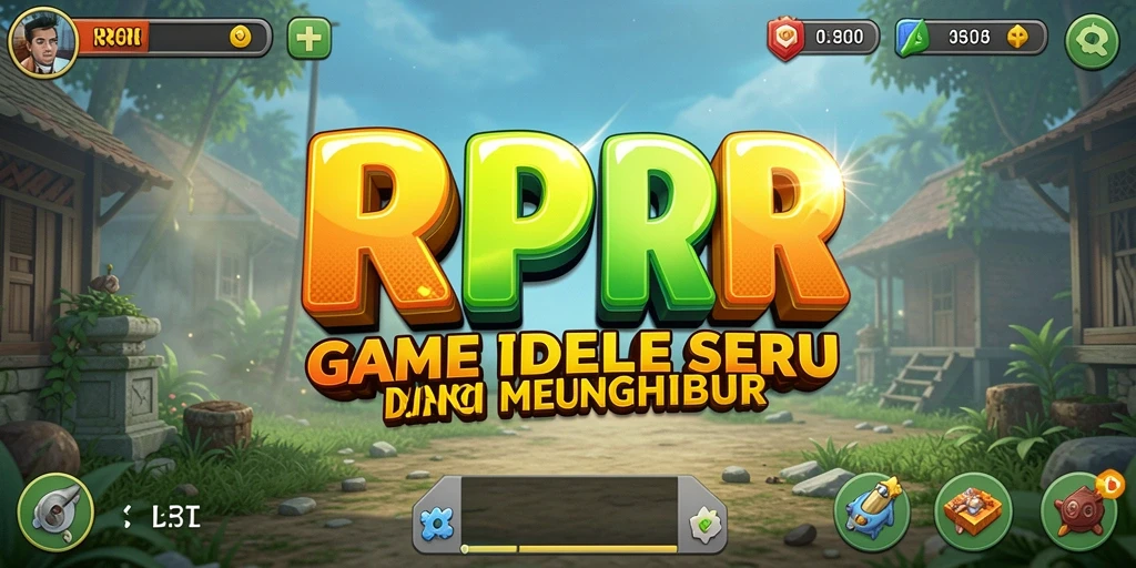 Tampilan utama gameplay RPRR yang menarik dan menghibur.