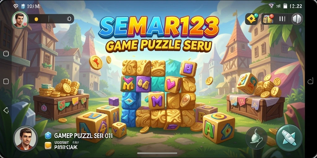 Tampilan gameplay SEMAR123 yang menarik dengan berbagai puzzle menantang.